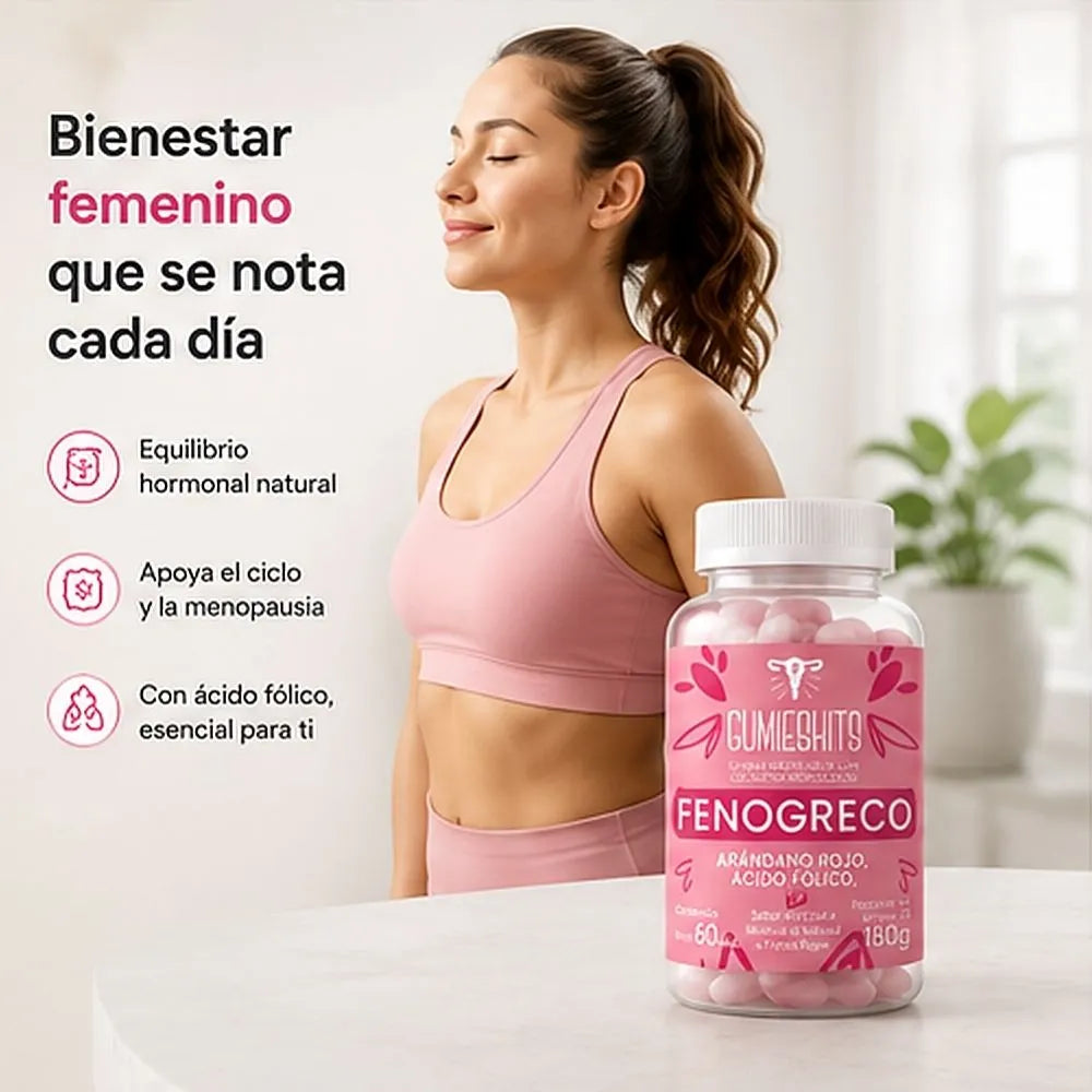 Gomas de Fenogreco - Una rutina para sentirte y verte mejor.