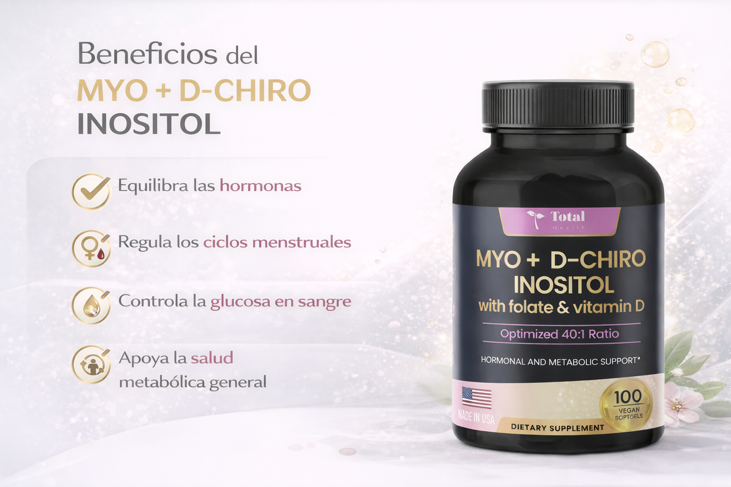 MYO + D - CHIRO INOSITOL