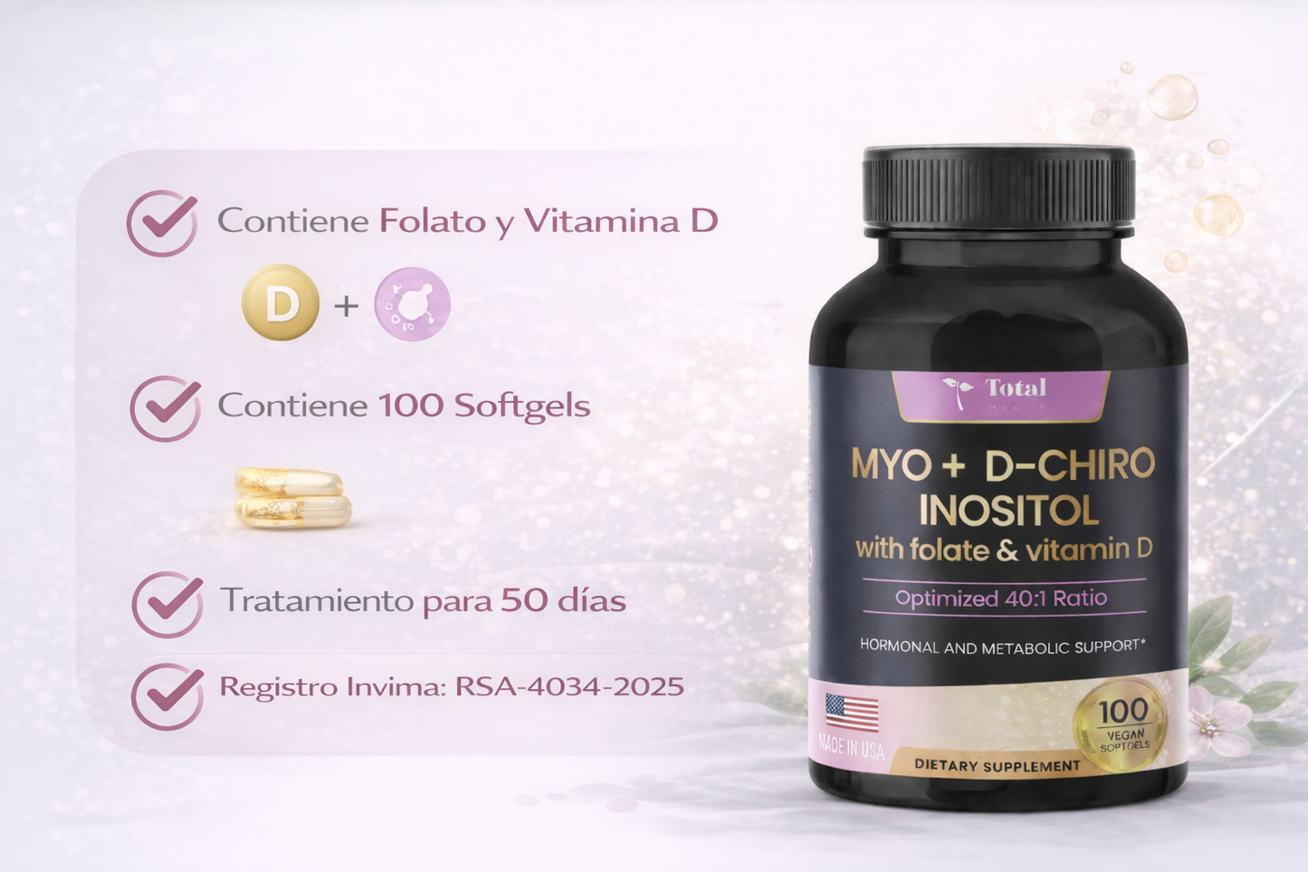 MYO + D - CHIRO INOSITOL