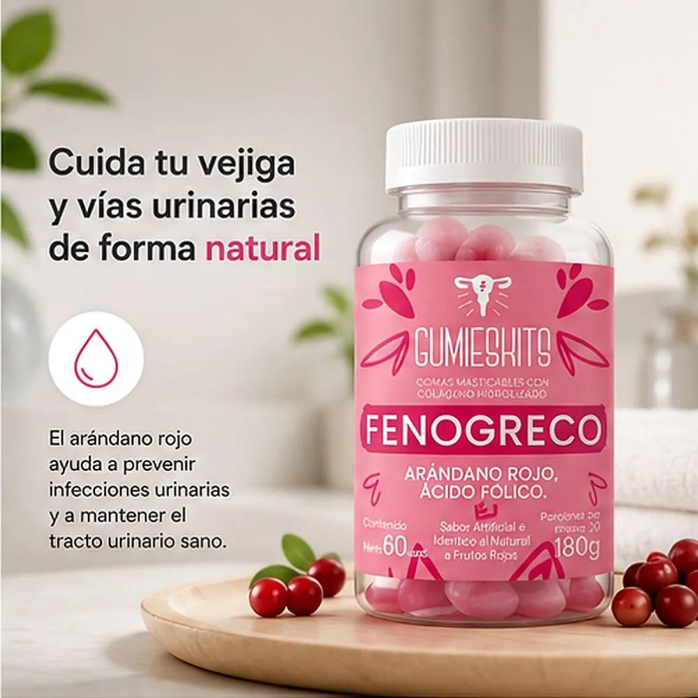 Gomas de Fenogreco - Una rutina para sentirte y verte mejor.